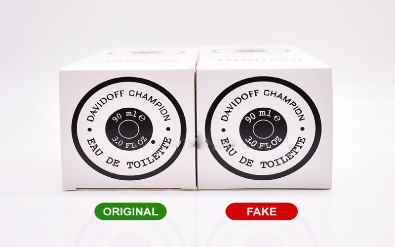 بسته بندی ادکلن اصل و تقلبی