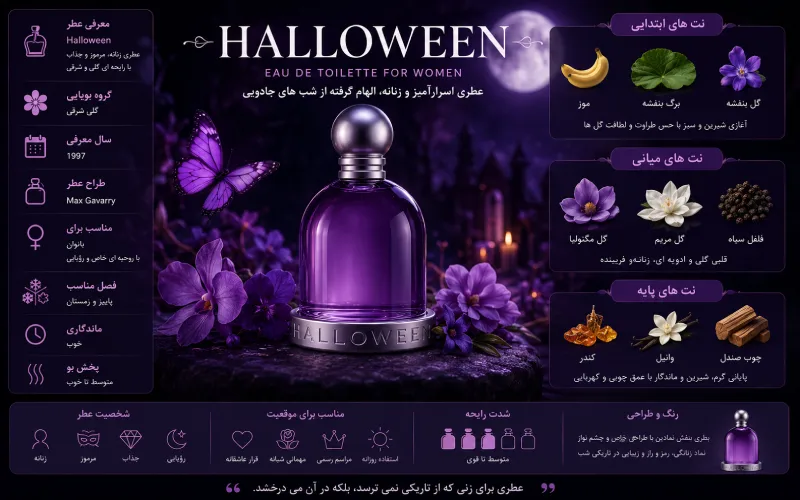 عطر هالووین بنفش