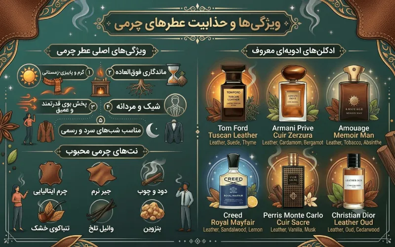 عطر با بوی چرمی